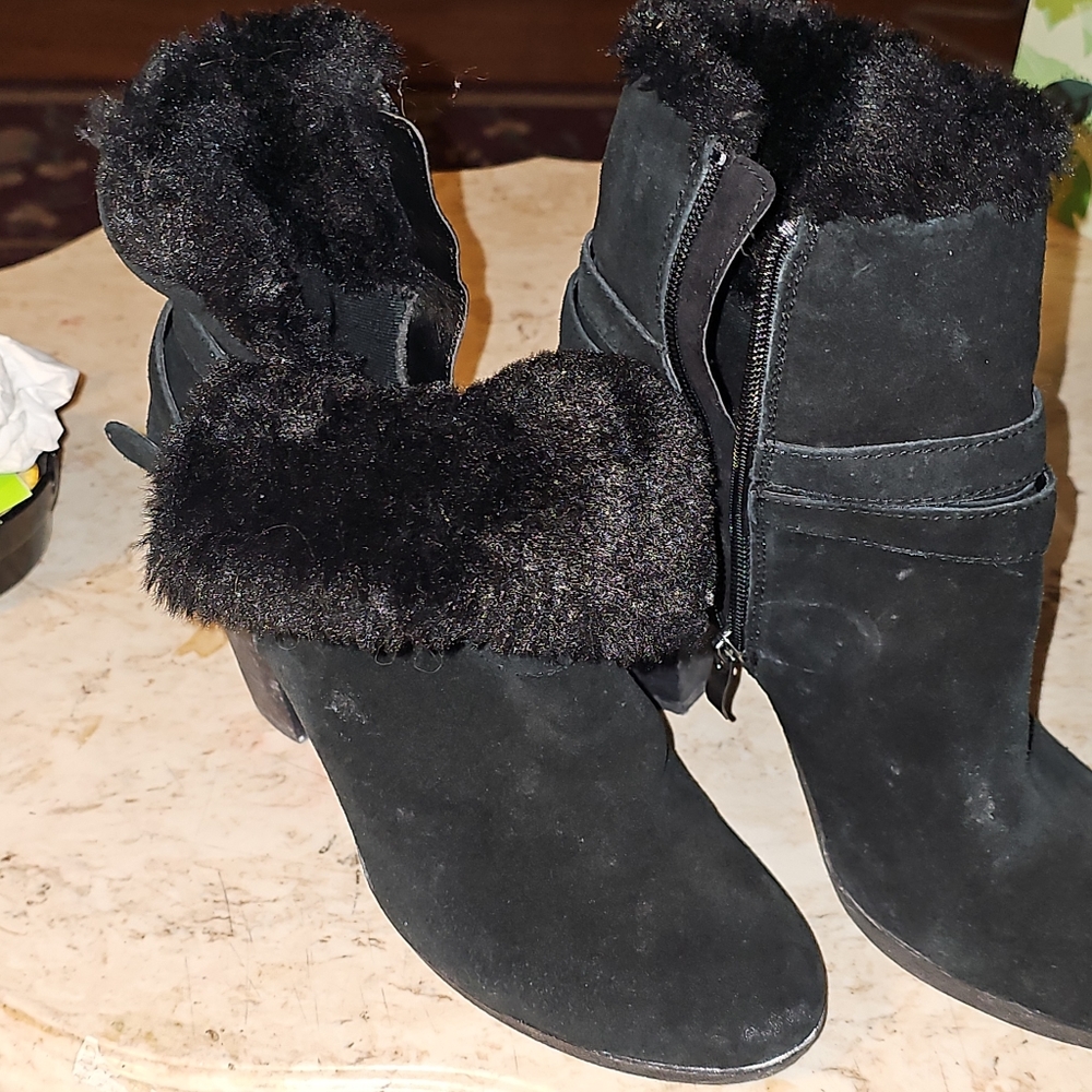 Black Suede Bjorndal Booties